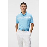 J.Lindeberg Klas Regular Fit Golf Halbarm Polo hellblau von J.LINDEBERG