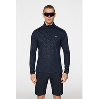 J.Lindeberg Luke Deboss Stretch Midlayer navy von J.LINDEBERG