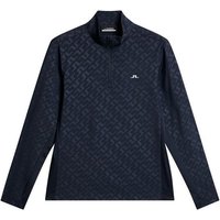 J.Lindeberg Luke Deboss Stretch Midlayer navy von J.LINDEBERG