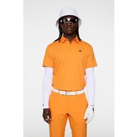 J.Lindeberg Peat Regular Fit Halbarm Polo orange von J.LINDEBERG