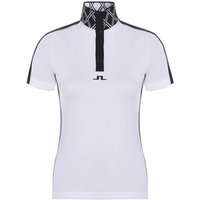 J.Lindeberg Pip Golf GH Halbarm Polo weiß von J.LINDEBERG