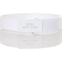 J.Lindeberg Roy Webbing Belt Gürtel weiß von J.LINDEBERG