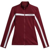 J.Lindeberg Seasonal Janice Mid Layer Stretch Jacke bordeaux von J.LINDEBERG