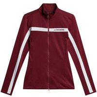 J.Lindeberg Seasonal Janice Mid Layer Stretch Jacke bordeaux von J.LINDEBERG