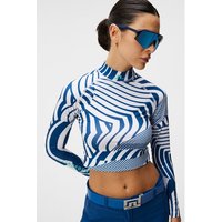 J.Lindeberg Tea Long Sleeve Top Mock Unterzieher blau J.Lindeberg Tea Long Sleeve Top Mock Unterzieher blau von J.LINDEBERG