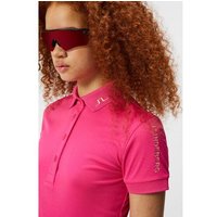 J.Lindeberg Tour Tech Halbarm Polo pink J.Lindeberg Tour Tech Halbarm Polo pink von J.LINDEBERG
