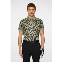 J.Lindeberg Tour Tech Print Halbarm Polo oliv J.Lindeberg Tour Tech Print Halbarm Polo oliv von J.LINDEBERG