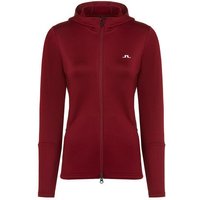 J.Lindeberg W Aerial Zip Hood SMU Stretch Jacke bordeaux J.Lindeberg W Aerial Zip Hood SMU Stretch Jacke bordeaux von J.LINDEBERG