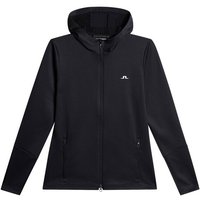 J.Lindeberg W Aerial Zip Hood Stretch Jacke schwarz J.Lindeberg W Aerial Zip Hood Stretch Jacke schwarz von J.LINDEBERG