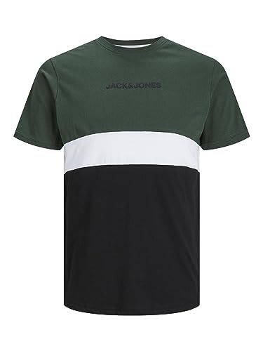 JACK & JONES Male T-Shirt Colour Blocking Rundhals T-Shirt von JACK & JONES