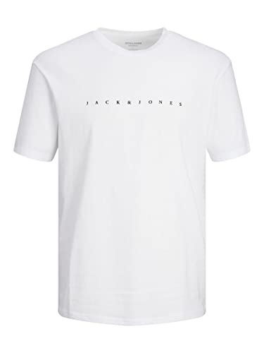 Jack & Jones Herren Jjestar Jj Tee Noos T-Shirt, Weiß, M EU von JACK & JONES