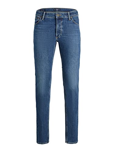 JACK & JONES Herren Jeans JJIGLENN JJEVAN AM 477- Slim Fit - Blau - Blue Denim, Größe:33W / 30L, Farbvariante:Blue Denim 12229140 von JACK & JONES