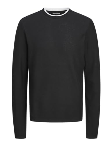 JACK & JONES Male Strickpullover mit Rundhals Einfarbig Strickpullover mit Rundhals von JACK & JONES