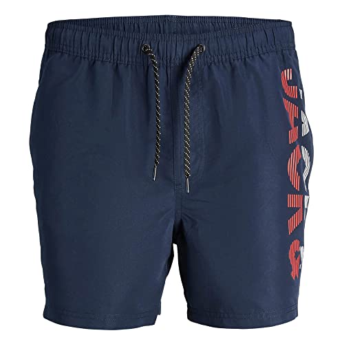 JACK & JONES Swim Shorts Bermuda Herren Badehose, Farbe:Navy Blazer (SpliceLogo), Größe:S JACK & JONES Swim Shorts Bermuda Herren Badehose, Farbe:Navy Blazer (SpliceLogo), Größe:S von JACK & JONES