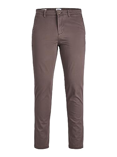 Jack & Jones Herren Jpstmarco Jjbowie Sa Noos Chino-Hose, Seal Brown, 30W / 32L von JACK & JONES