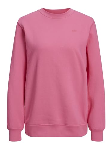Jack & Jones Damen Jxabbie Ls Rel Every Brush Crew Noos Sweatshirt, Carmine Rose/Print:Magenta Jjxx Logo, S EU Jack & Jones Damen Jxabbie Ls Rel Every Brush Crew Noos Sweatshirt, Carmine Rose/Print:Magenta Jjxx Logo, S EU von JJXX