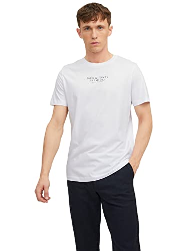 JACK & JONES Male T-Shirt Logo Rundhals T-Shirt,Weiß,XS JACK & JONES Male T-Shirt Logo Rundhals T-Shirt,Weiß,XS von JACK & JONES