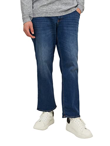 JACK & JONES Herren Jeans JJIMIKE JJORIGINAL AM 782 Plussize - Relaxed Fit, Größe:42W / 32L, Farbvariante:Blue Denim 12234769 von JACK & JONES