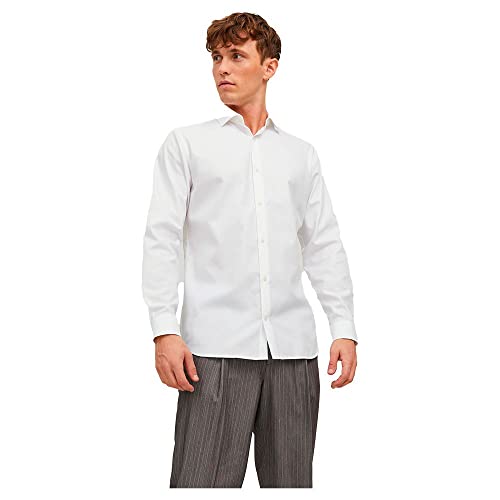 JACK & JONES Herren Jprblaparker Shirt L/S Noos Hemd, Weiß, M EU JACK & JONES Herren Jprblaparker Shirt L/S Noos Hemd, Weiß, M EU von JACK & JONES