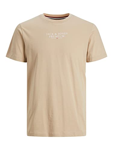 JACK & JONES Male T-Shirt Logo Rundhals T-Shirt,Sand,M JACK & JONES Male T-Shirt Logo Rundhals T-Shirt,Sand,M von JACK & JONES