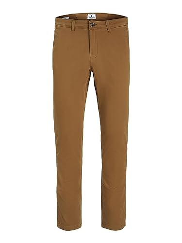 JACK & JONES Herren Chino Hose Stretch Pants Konischer Schnitt Slim Fit Look JPSTMARCO JJBOWIE von JACK & JONES