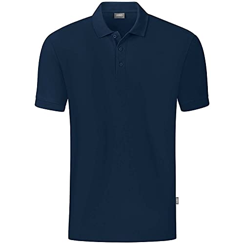 JAKO Men Polo Organic, Marine, C6320-900, 4XL von JAKO