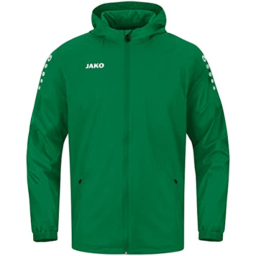 JAKO Kinder Allwetterjacke Team 2.0, Sportgrün, 152 von JAKO