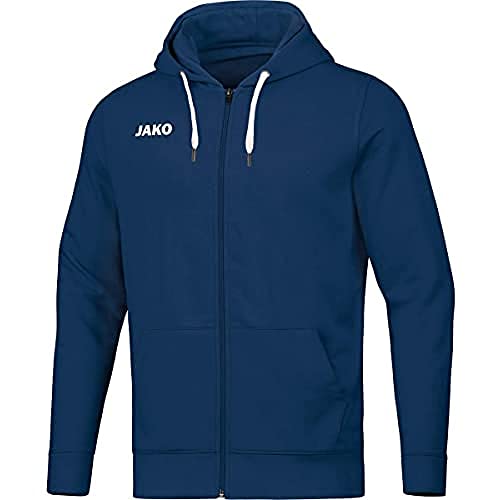 Jako Damen Kapuzenjacke Base, marine, 36, 6865 von JAKO