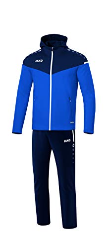 Jako Damen Präsentationsanzug Champ 2.0 mit Kapuze, royal/Marine, 40, M9620 Jako Damen Präsentationsanzug Champ 2.0 mit Kapuze, royal/Marine, 40, M9620 von JAKO