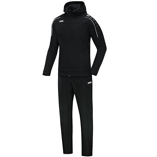 JAKO Damen Classico Mit Kapuze Präsentationsanzug, Schwarz, 48 EU JAKO Damen Classico Mit Kapuze Präsentationsanzug, Schwarz, 48 EU von JAKO