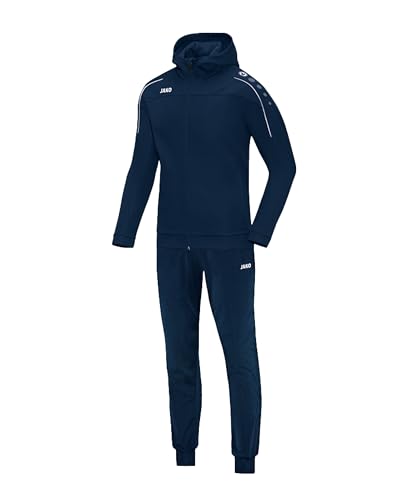 JAKO Trainingsanzug Damen Polyester Classico mit Kapuze Marine Gr. 34 - Jogginganzug 2-teilig für Sport und Alltag, Jogginghose & Trainingsjacke JAKO Trainingsanzug Damen Polyester Classico mit Kapuze Marine Gr. 34 - Jogginganzug 2-teilig für Sport und Alltag, Jogginghose & Trainingsjacke von JAKO