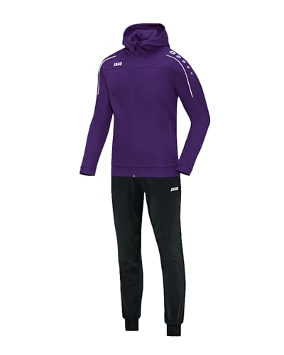 JAKO Trainingsanzug Damen Polyester Classico mit Kapuze Lila Gr. 40 - Jogginganzug 2-teilig für Sport und Alltag, Jogginghose & Trainingsjacke JAKO Trainingsanzug Damen Polyester Classico mit Kapuze Lila Gr. 40 - Jogginganzug 2-teilig für Sport und Alltag, Jogginghose & Trainingsjacke von JAKO