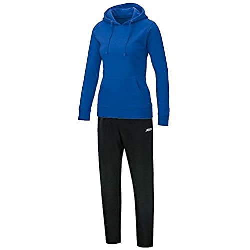 JAKO Damen Jogginganzug Freizeit Team mit Kapuzensweat, royal, 34, M9533 JAKO Damen Jogginganzug Freizeit Team mit Kapuzensweat, royal, 34, M9533 von JAKO