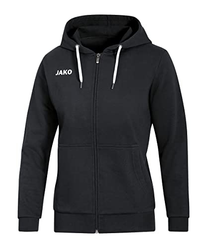 JAKO Damen Kapuzenjacke Base, schwarz, 36, 6865 JAKO Damen Kapuzenjacke Base, schwarz, 36, 6865 von JAKO