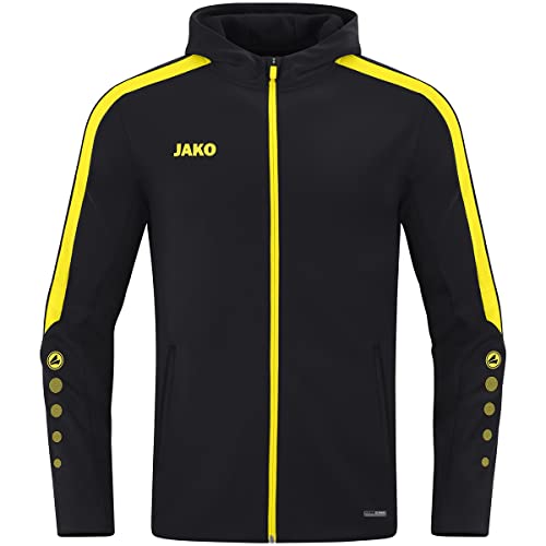JAKO Damen Kapuzenjacke Power, Schwarz/Citro, 36 JAKO Damen Kapuzenjacke Power, Schwarz/Citro, 36 von JAKO