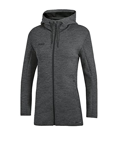 JAKO Damen Kapuzenjacke Premium Basics, anthrazit meliert, 34, 6829 JAKO Damen Kapuzenjacke Premium Basics, anthrazit meliert, 34, 6829 von JAKO