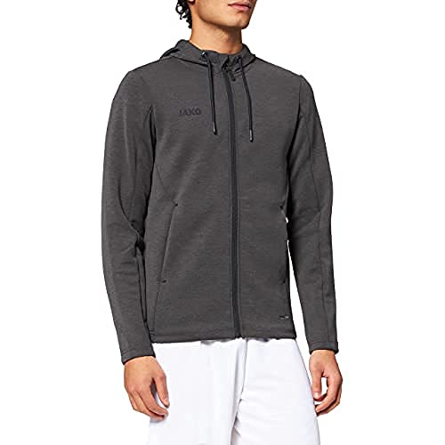 JAKO Damen Kapuzenjacke Premium Basics, grau meliert, 34, 6829 JAKO Damen Kapuzenjacke Premium Basics, grau meliert, 34, 6829 von JAKO