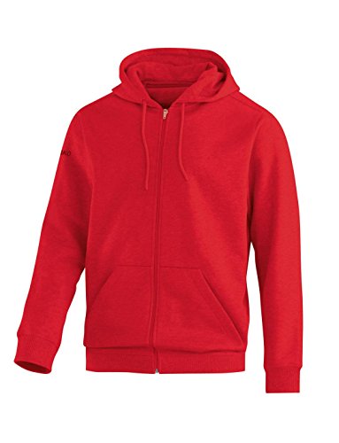 JAKO Damen Team Kapuzenjacke, rot, 36, 6833 von JAKO