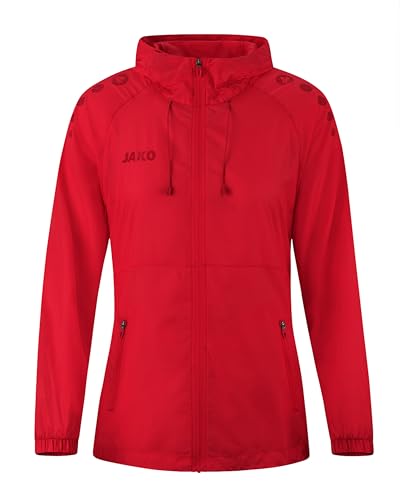 JAKO Damen Lightweightjacke Light Flow, rot, S JAKO Damen Lightweightjacke Light Flow, rot, S von JAKO
