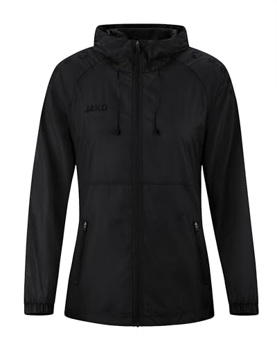 JAKO Damen Lightweightjacke Light Flow, schwarz, M JAKO Damen Lightweightjacke Light Flow, schwarz, M von JAKO