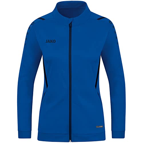 JAKO Damen polyesterjas Polyesterjacke Challenge, royal/marine, 44 EU von JAKO