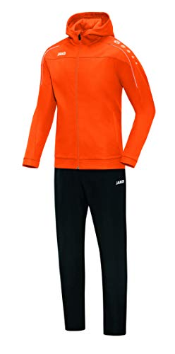 JAKO Damen Classico met capuchon Pr sentationsanzug, neonorange, 42 EU von JAKO