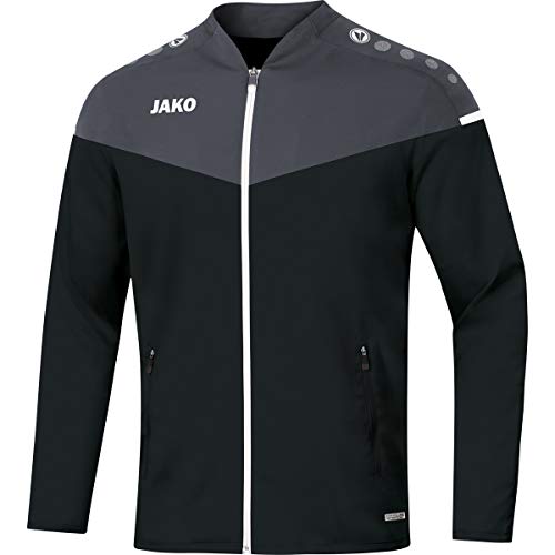 JAKO Damen Präsentationsjacke Champ 2.0, schwarz/anthrazit, 42, 9820 von JAKO