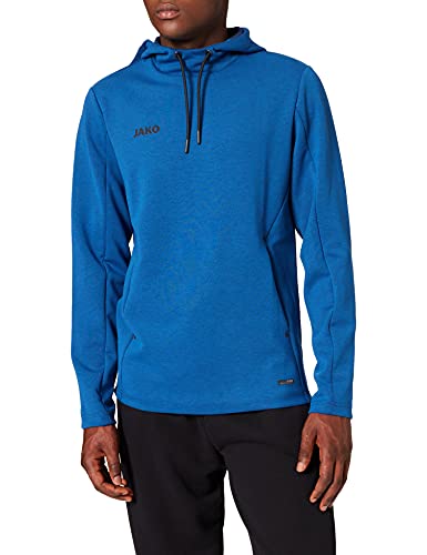 JAKO Damen Kapuzensweat Premium Basics, royal meliert, 40, 6729 von JAKO