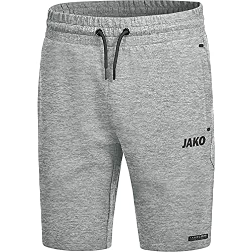 JAKO Damen Shorts Premium Basics, Hellgrau-Meliert, 40 von JAKO