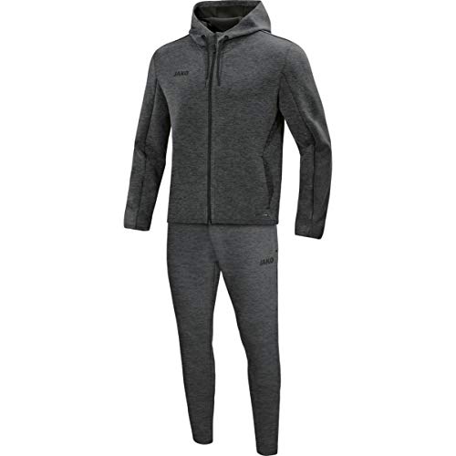 JAKO Damen Jogginganzug Premium Basics mit Kapuze, anthrazit meliert, 38, M9729 JAKO Damen Jogginganzug Premium Basics mit Kapuze, anthrazit meliert, 38, M9729 von JAKO