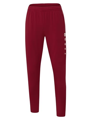 Jako Damen Trainingshose Premium, weinrot, 40, 8420D Jako Damen Trainingshose Premium, weinrot, 40, 8420D von JAKO