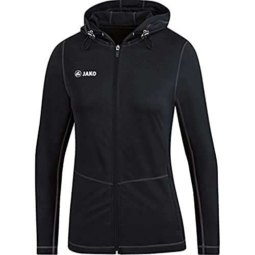 JAKO Damen Løb 2.0 Kapuzenjacke, Schwarz, 40 EU JAKO Damen Løb 2.0 Kapuzenjacke, Schwarz, 40 EU von JAKO