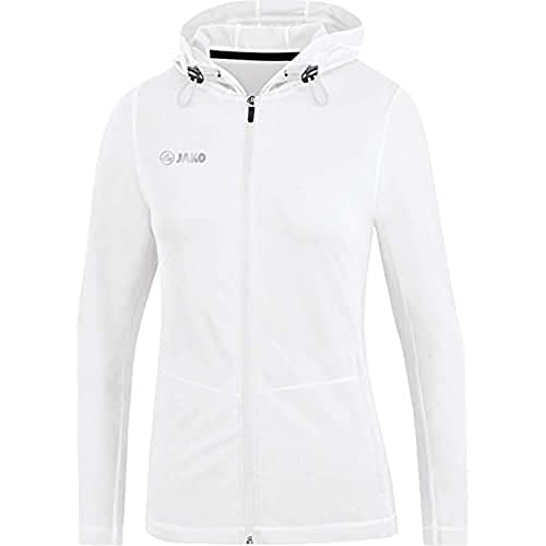 JAKO Damen Løb 2.0 Kapuzenjacke, Weiß, 44 EU JAKO Damen Løb 2.0 Kapuzenjacke, Weiß, 44 EU von JAKO