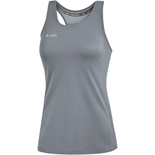 JAKO Damen Løb 2.0 Tanktop, Steingrau, 38 EU von JAKO